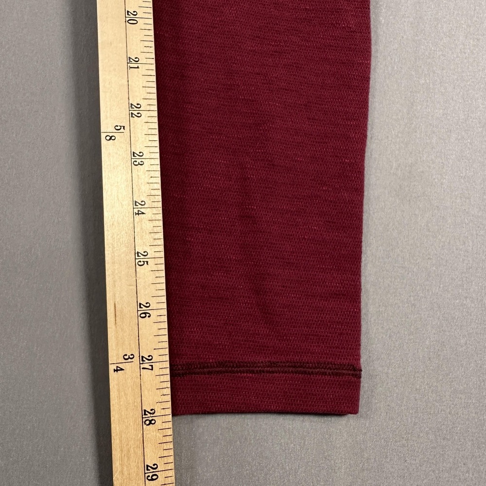 Lululemon Leggings Womens 8 Red High Rise Ankle Yoga Athletic Stretch Gym - Picture 3 of 9